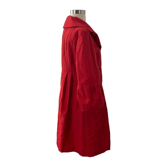 Nanette Lepore Red Button Front Jacket Size 6 EUC - Picture 5 of 12